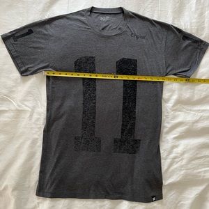 KR3W #11 Large Grey T-shirt w/ Blue #11 Print